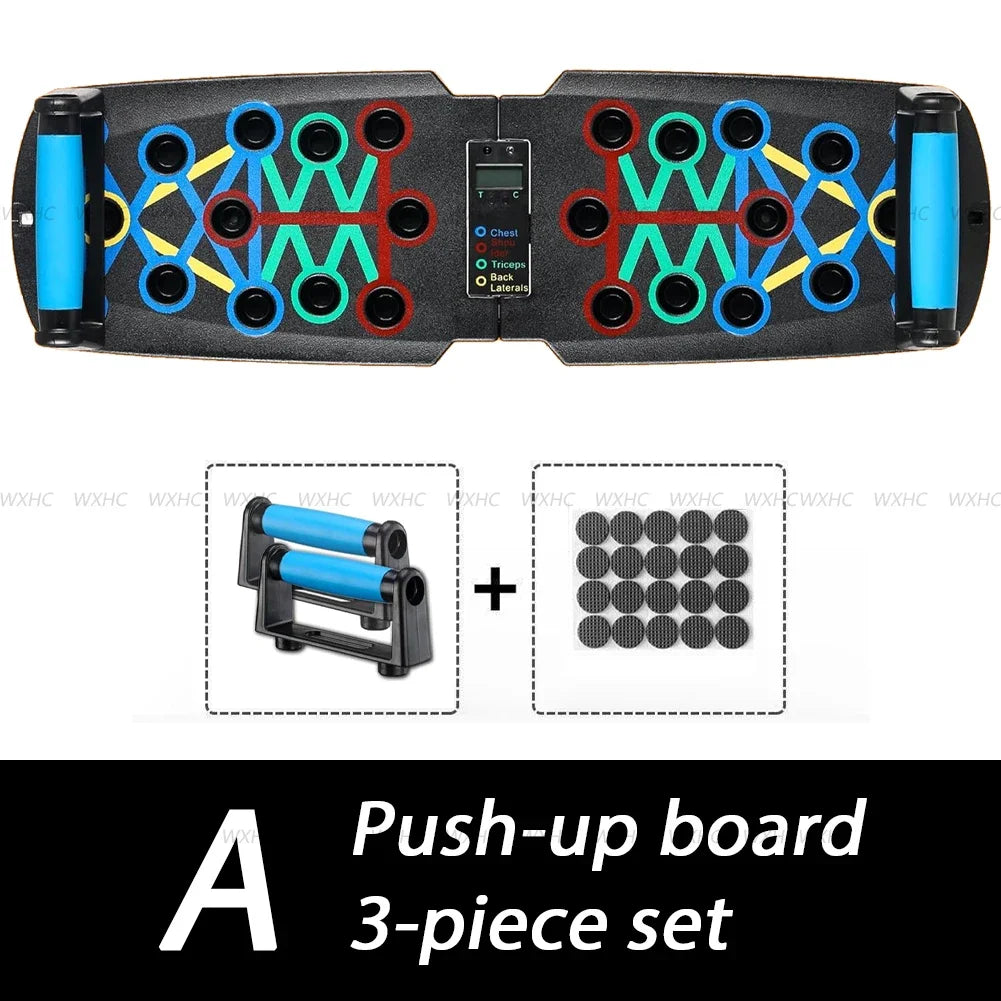 Automatisches Zähl- Push-Up-Board, klappbares Krafttrainingsgerät für Brust, Bauch, Arme und Rücken – Fitnessgerät fürs Heimtraining