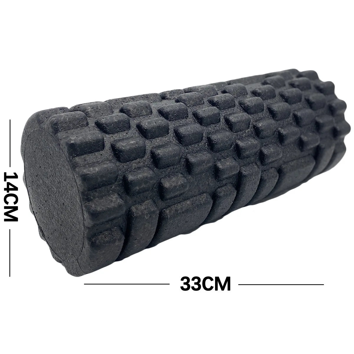 30/33 cm Fitness Schaumstoffrolle – Yoga- und Pilates-Massagerolle aus EPP für Muskeltherapie, Gym- und Heimtraining