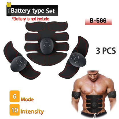 EMS Muskelstimulator – Bauch- & Po-Trainer zur Gewichtsreduktion, Körperformung, Massage & Schmerzlinderung