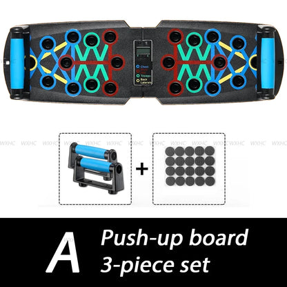 Automatisches Zähl- Push-Up-Board, klappbares Krafttrainingsgerät für Brust, Bauch, Arme und Rücken – Fitnessgerät fürs Heimtraining